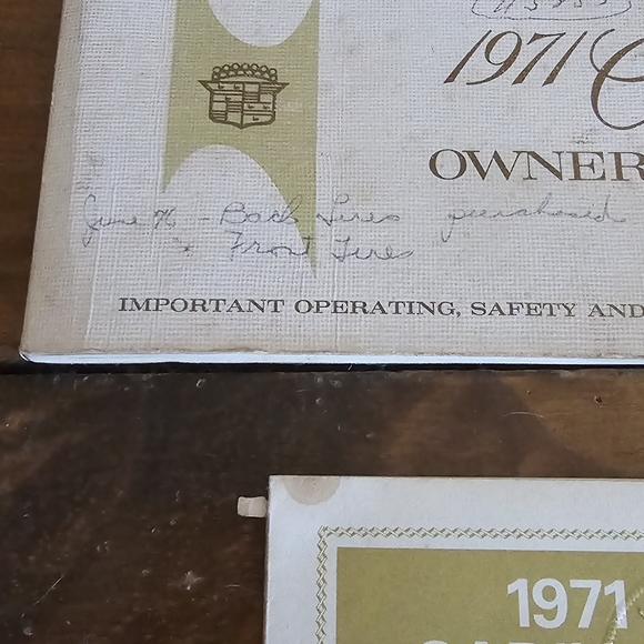 1971 Cadillac Owners Manual and Warranty - Picture 3 of 6